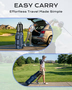 Dragon tiger Origin Travel Golf Bag Cover – Protective Travel Bag for Golf Clubs on the Road,Navy