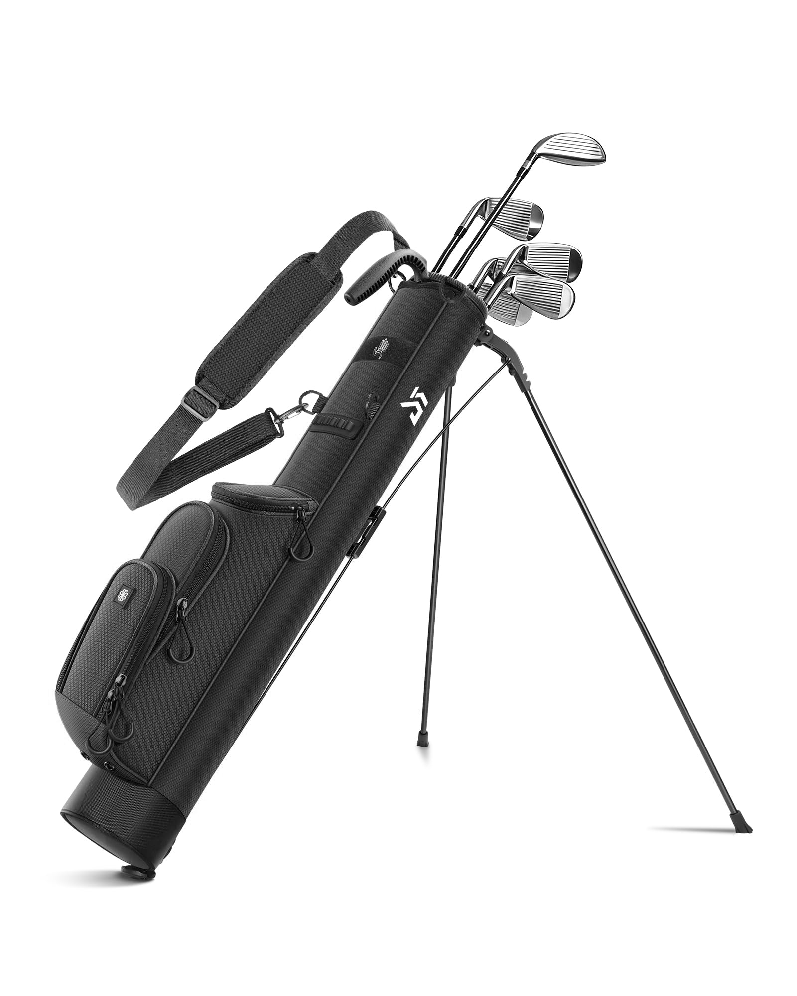 Dragon tiger Origin Mini Sunday Bag – Compact 2-Way Carry Bag for Par 3 & Range Days,Navy