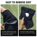 Dragon tiger Magnetic Golf Towel – 23.6"x15.7" Microfiber Waffle Weave with Magnet & Carabiner, Ultra Absorbent for Clubs, Bags & Carts