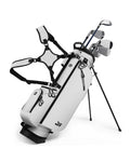Dragon tiger Origin Stride – A Balanced 4-Way Stand Bag for Walking Golfers,White