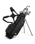 Dragon tiger Origin Stride – A Balanced 4-Way Stand Bag for Walking Golfers,Black