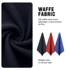 Dragon tiger Magnetic Golf Towel – 23.6"x15.7" Microfiber Waffle Weave with Magnet & Carabiner, Ultra Absorbent for Clubs, Bags & Carts