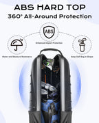 Dragon tiger Origin Travel Golf Bag Cover – Protective Travel Bag for Golf Clubs on the Road,Black