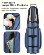 Dragon tiger Origin Travel Golf Bag Cover – Protective Travel Bag for Golf Clubs on the Road,Navy