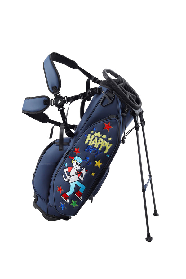 Dark blue bracket bag
