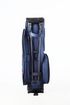 Dark blue bracket bag