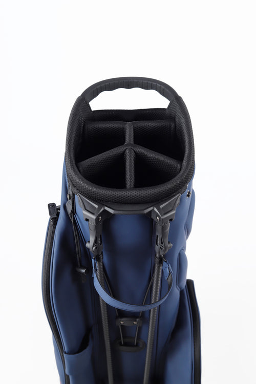 Dark blue bracket bag