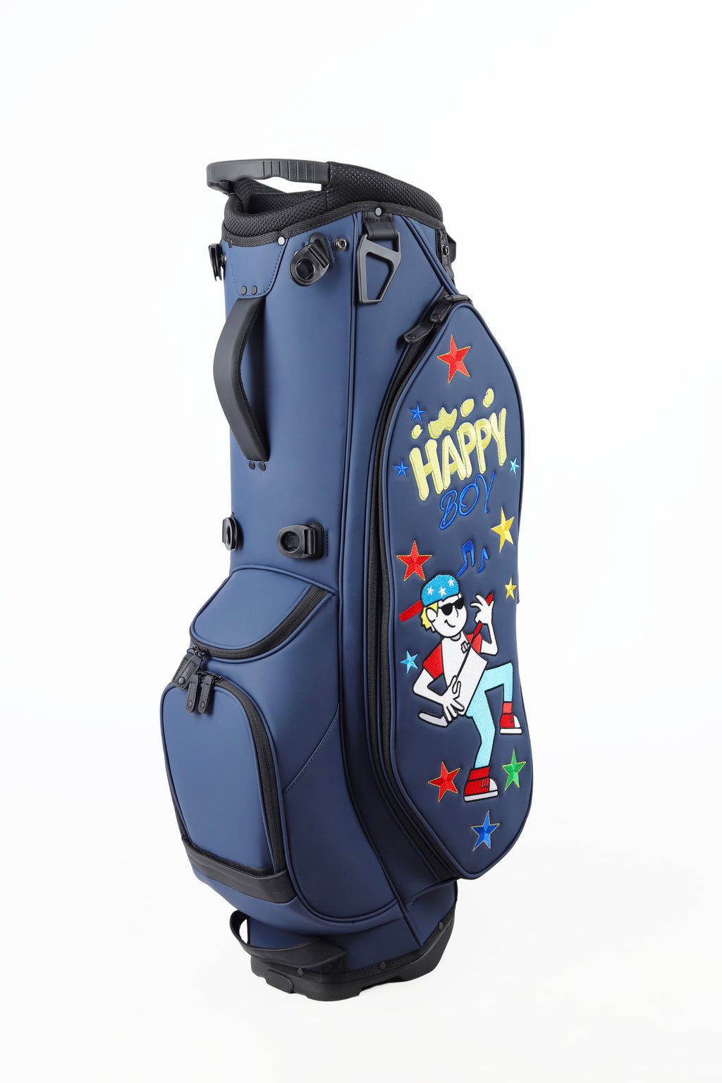 Dark blue bracket bag