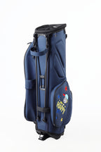 Dark blue bracket bag