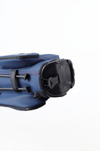 Dark blue bracket bag