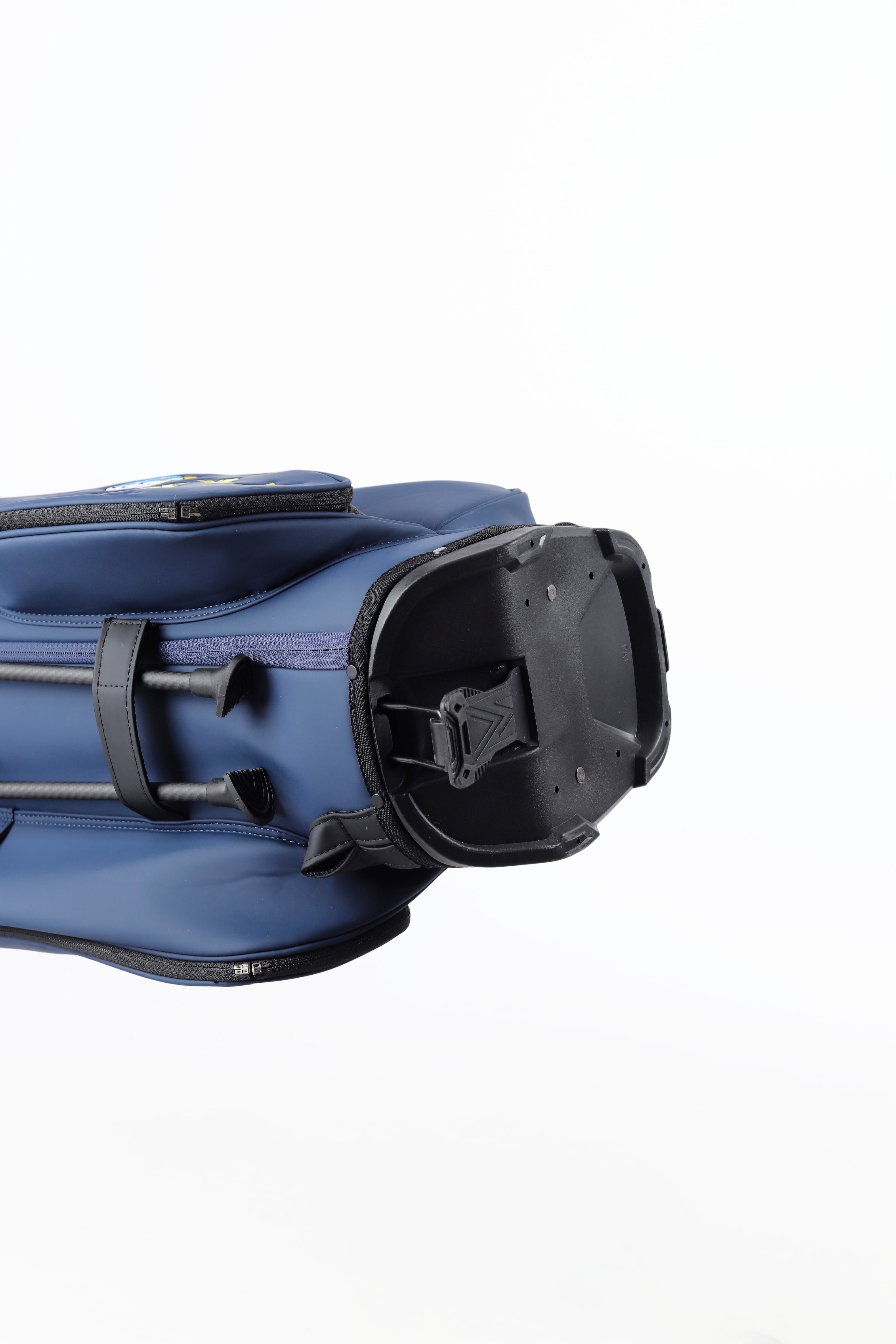 Dark blue bracket bag
