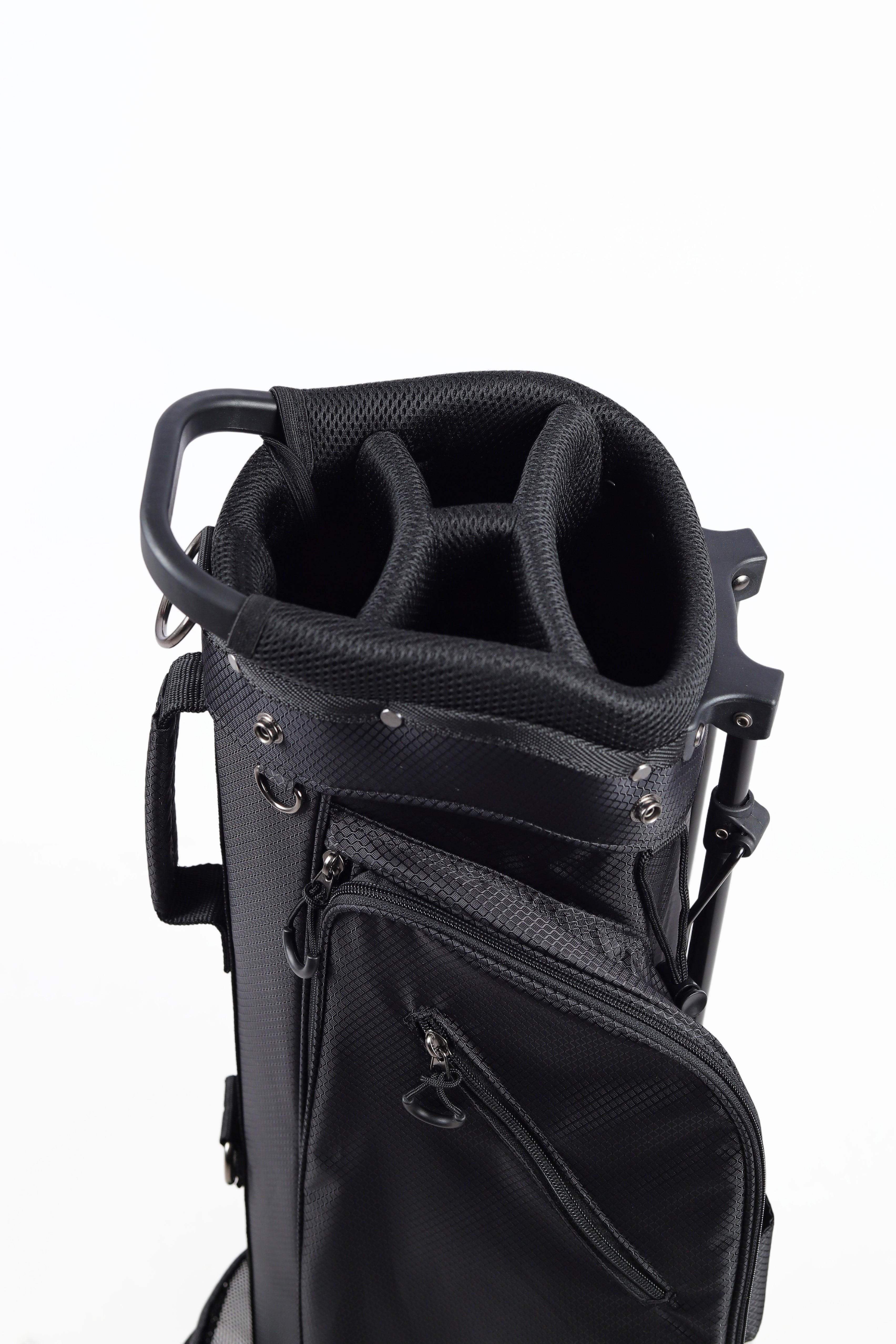 Dragon tiger Origin Stride Stand Bag – Balanced 4-Way Carry Bag for Walking Rounds,Black