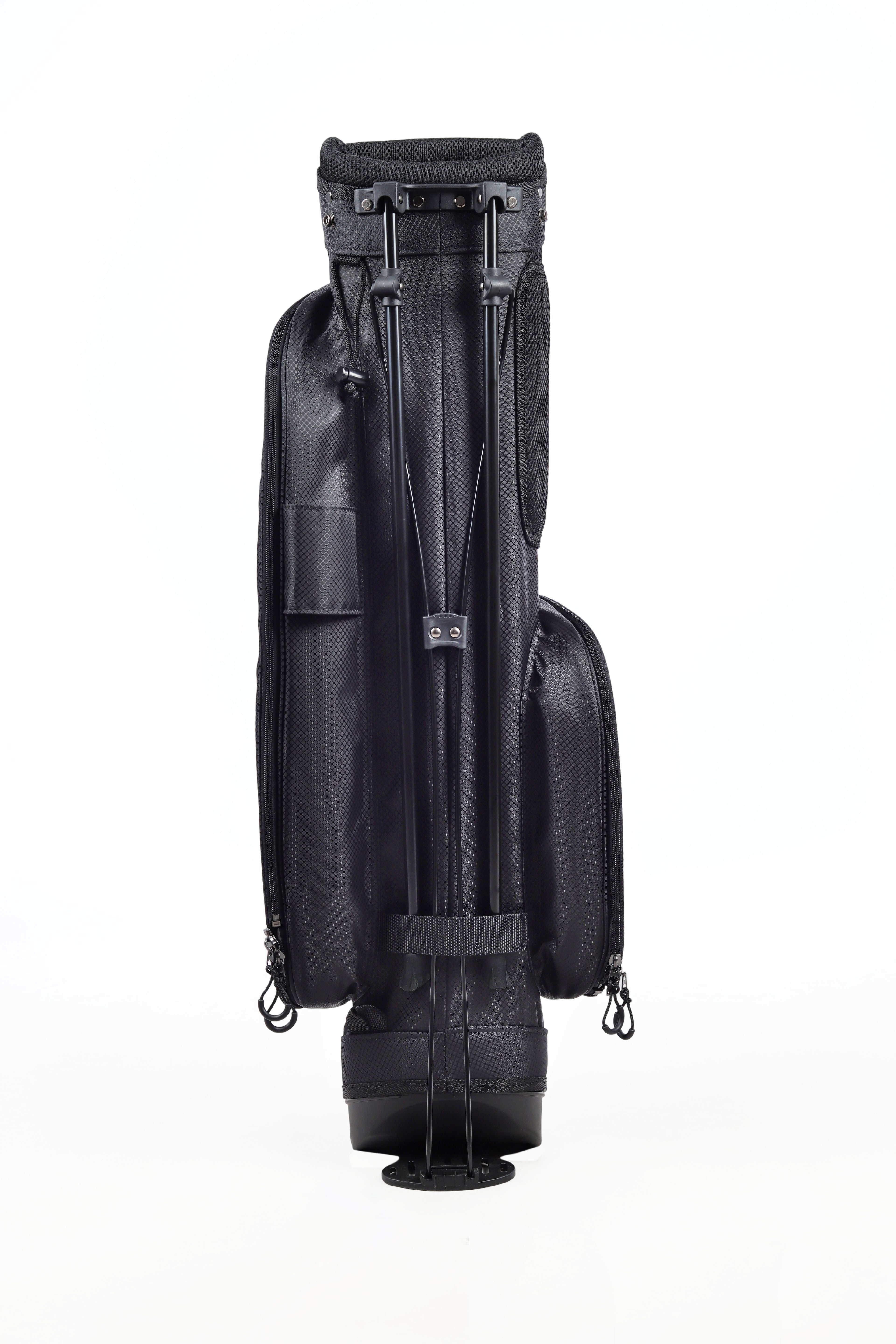 Dragon tiger Origin Stride Stand Bag – Balanced 4-Way Carry Bag for Walking Rounds,Black