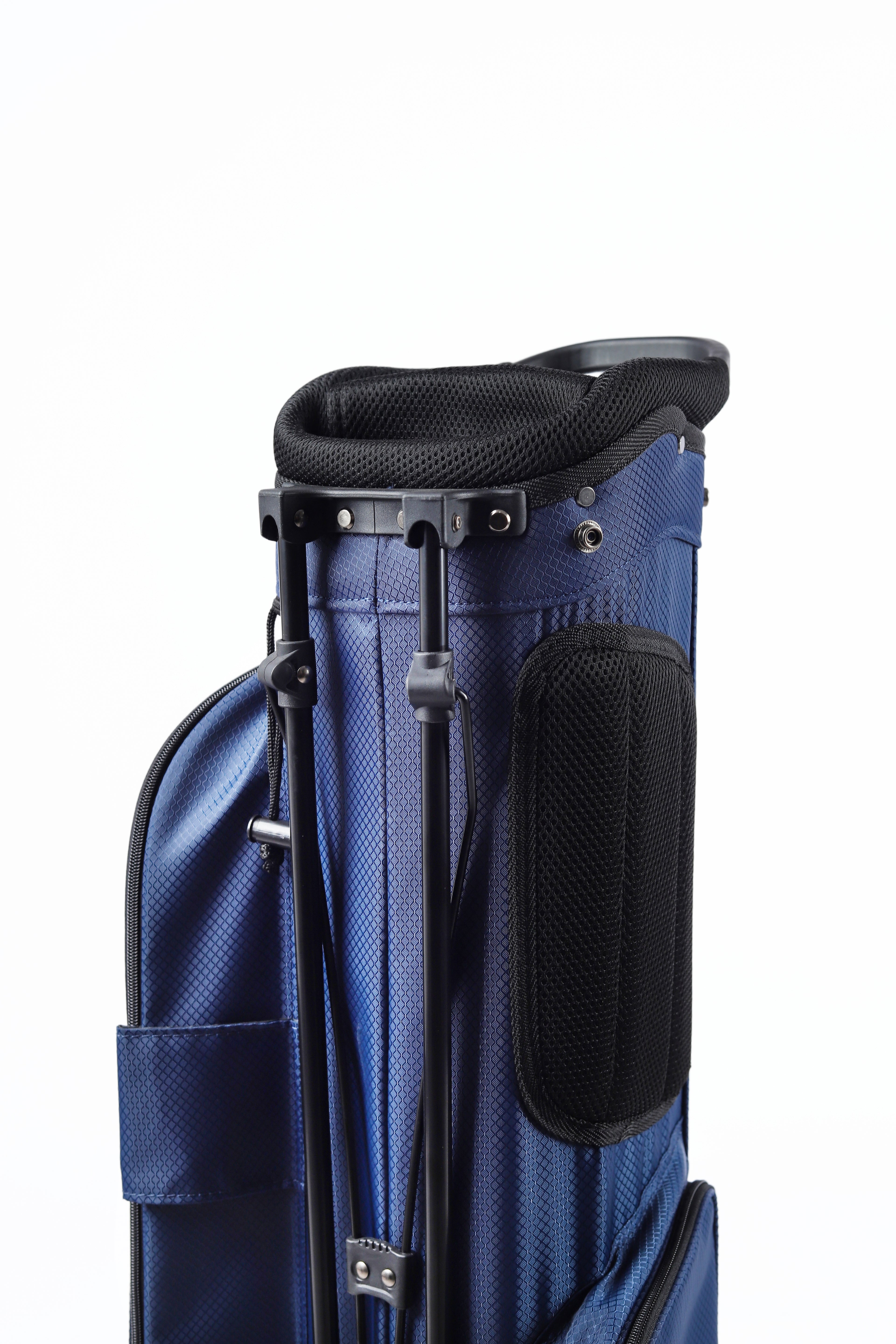 Dragon tiger Origin Stride Stand Bag – Balanced 4-Way Carry Bag for Walking Rounds,Navy
