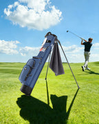 Dragon tiger Origin Mini Sunday Bag – Compact 2-Way Carry Bag for Par 3 & Range Days,Navy